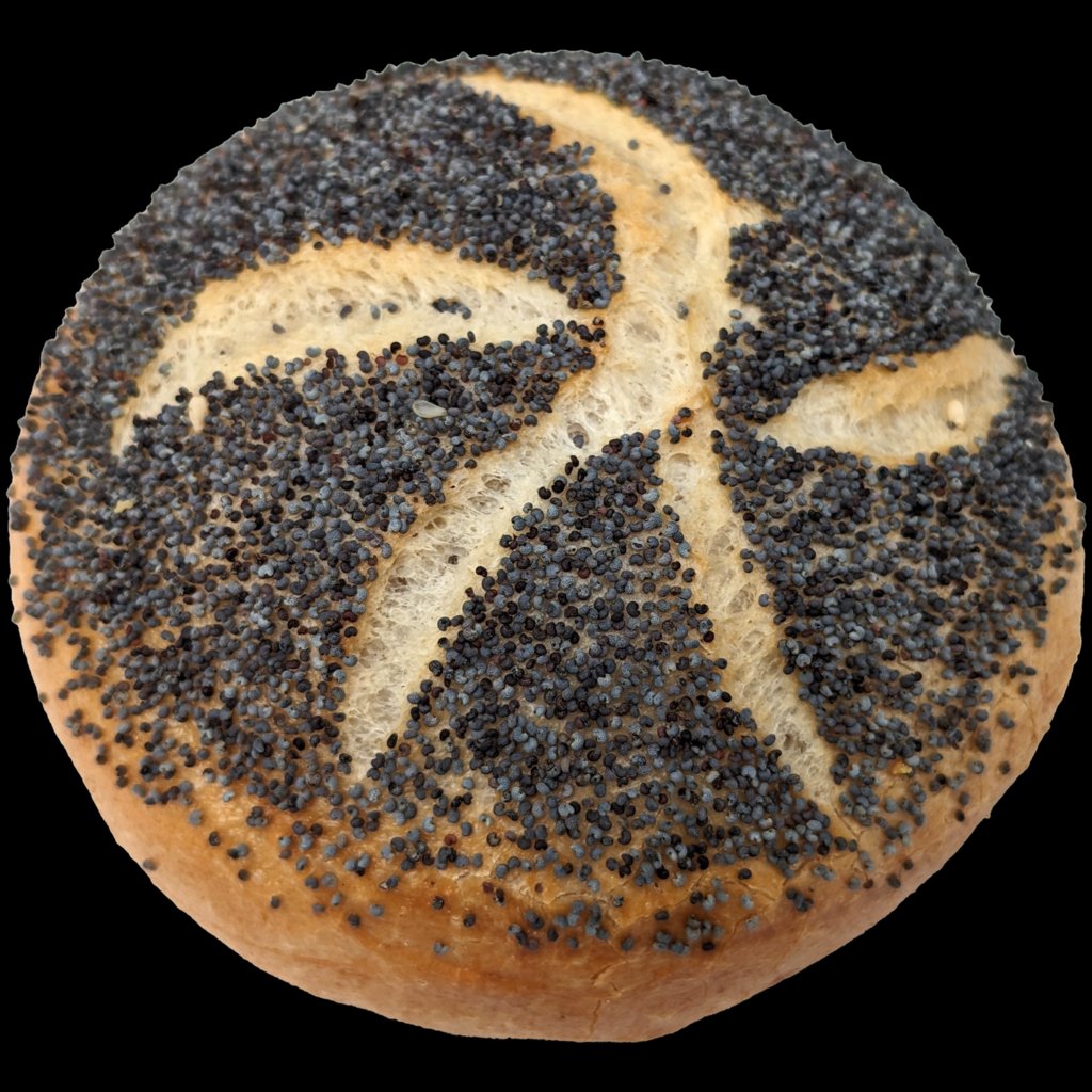 Kaiserbrötchen mit Mohn